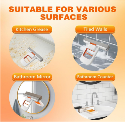 Mini Foldable Sponge Mop – Self-Squeeze Wet & Dry Cleaner