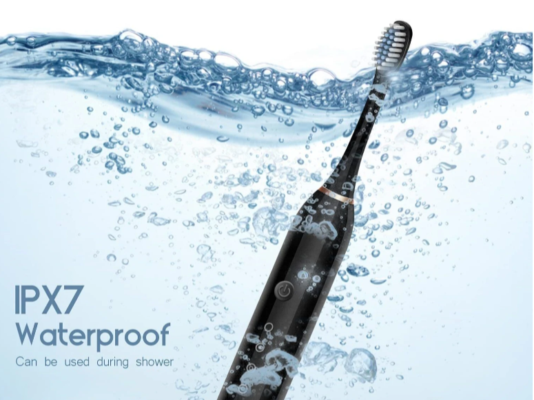Easvora Sonic Electric Toothbrush- Rechargeable with 3 Extra Replacement Heads