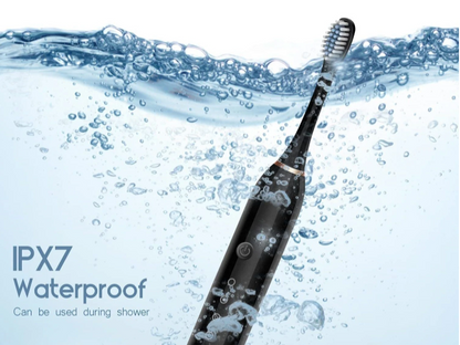 Easvora Sonic Electric Toothbrush- Rechargeable with 3 Extra Replacement Heads